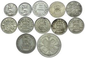 Great Britain, set 1836-1944 (12pcs).