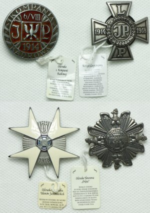 Replica badges (4pcs.)