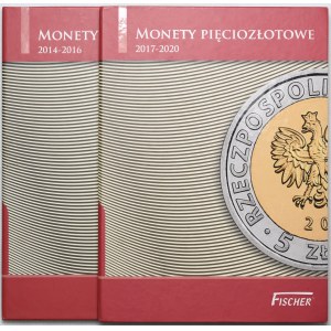5 złotych okolicznościowe 2014-2020 (13szt.)