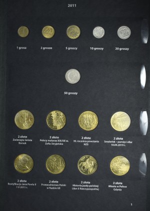 Set III RP, Polish Coins 2011-2013 - complete collection