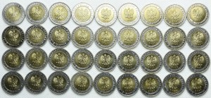 5 gold commemorative 2014-2024 (36pcs).