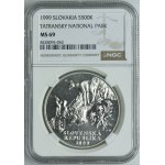 Słowacja, 500 koron 1999 Tatrzański Park Narodowy, NGC MS69