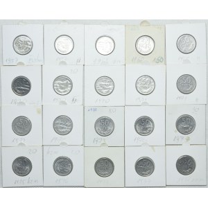 PRL, 50 groszy 1957-1987 (54szt.)