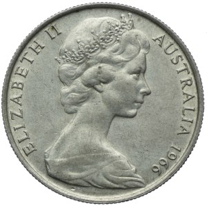 Australia, Elizabeth II, 50 cents 1966