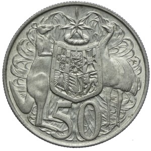 Australia, Elżbieta II, 50 centów 1966