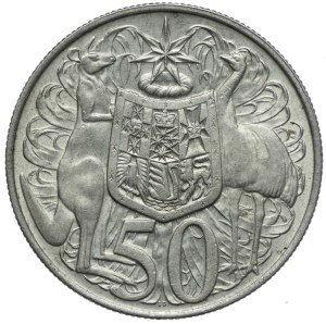 Australia, Elizabeth II, 50 cents 1966