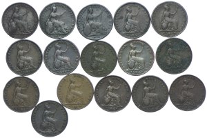 Great Britain, set 1821-1853 (16pcs).