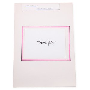 Abbott Keit (1944*) | Signature on the card