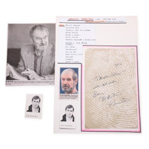 Ed McBain (1926 - 2005) | Signature on sheet
