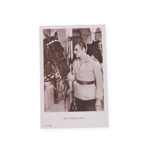 John Barrymore (1882 - 1942) | Signature on the photo (photographed signature)