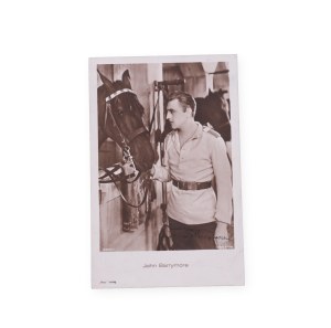 John Barrymore (1882 - 1942) | Signature on the photo (photographed signature)