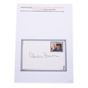 Charles Bronson (1921 - 2003) | Signature on the card