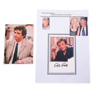 Peter Falk (1927 - 2011) | Signature on the card