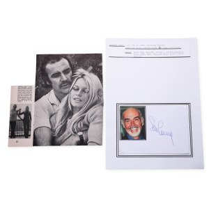 Sean Connery (1930 - 2020) | Signature on the card