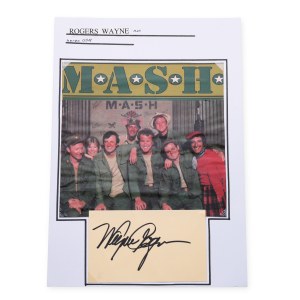 Wayne Rogers (1933 - 2015) | Signature on the card