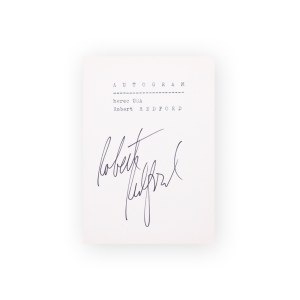 Robert Redford (1936 - 2025) | Signature on the card