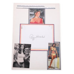 Raquel Welch (1940 - 2023) | Signature on the card