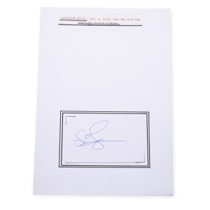 Susan Sarandon (1946*) | Signature on the card