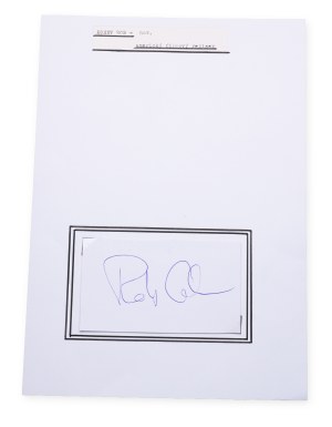 Rob Cohen (1949*) | Signature on the card