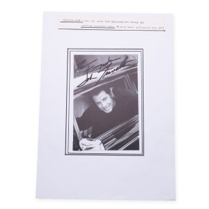 John Travolta (1954*) | Signature on photo
