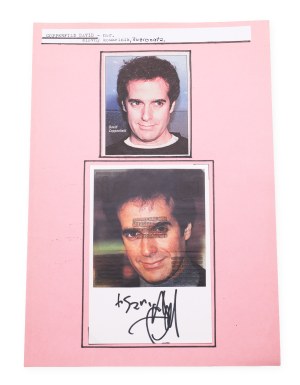 David Copperfield (1956*) | Signature on the card