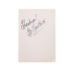 George Hege Hamilton IV (1937 - 2014) | Signature on clipping