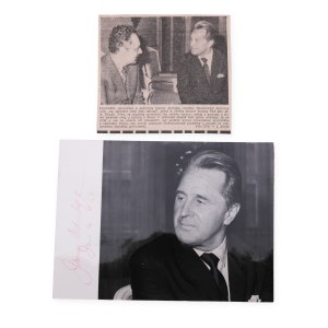 Harold Edward James Aldridge (1918 - 2015) | Signature on photo