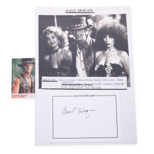 Paul Hogan (1939*) | Signature on the card