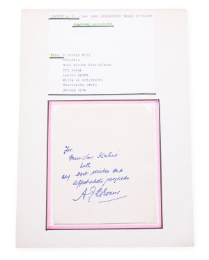 Archibald Joseph Cronin (1896 - 1981) | Signature on the ticket