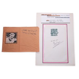 Gerald Durrell (1925 - 1995) | Signature on sheet