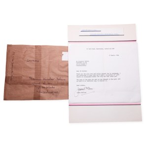 James McClure (1939 - 2006) | Signature on the letter