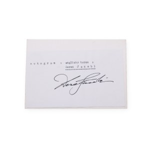 Derek Jacobi (1938*) | Signature on the card