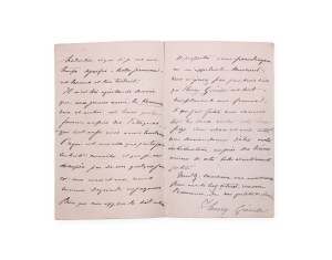 Henry Gréville (1842 - 1902) | Handwritten letter with signature