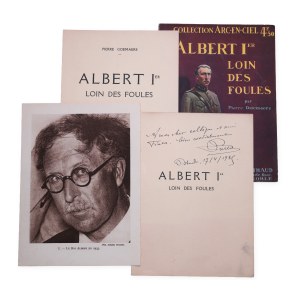 Pierre Goemaere (1894 - 1975) | Signature on a page from a book
