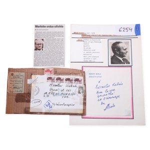 Robert Merle (1908 - 2004) | Signature on sheet