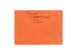 Fernand Joseph Désiré Contandin (1903 - 1971) | Signature on cover