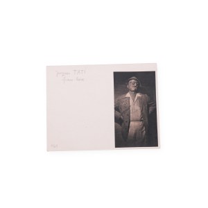 Jacques Tati (1907 - 1982) | Signature on the card