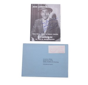 Jean Lefebvre (1919 - 2004) | Signature on photo