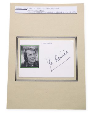 Yves Renier (1942 - 2021) | Signature on the card