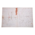 Johannes Bosboom (1817 - 1891) | Signature on the letter