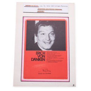Erich von Däniken (1935*) | Signature on sheet (printed signature)