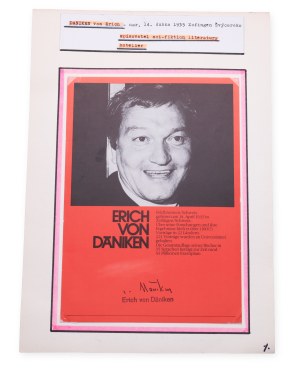 Erich von Däniken (1935*) | Signature on sheet (printed signature)