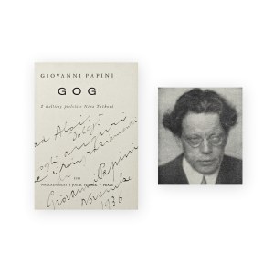 Giovanni Papini (1881 - 1956) | Hand signed dedication