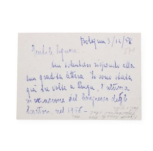 Renata Viganò (1900 - 1976) | Signature on the card