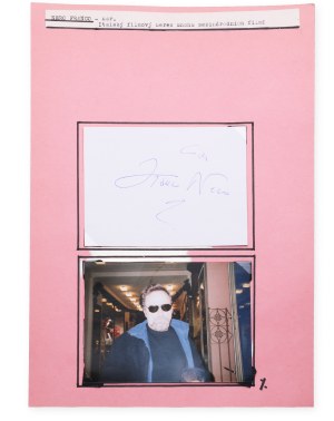 Franco Nero (1941*) | Signature on card and photo