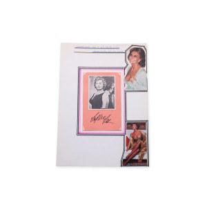 Sophia Loren (1934*) | Signature on the card