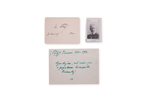 Eduard Pötzl (1851 - 1914) | Signature on the autograph card