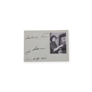 Eva Mazueno | Signature on the autograph card