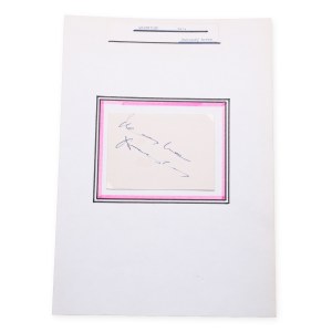 Grabniler | Signature on the card