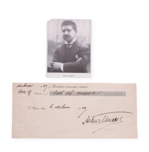 Artur Schnabel (1882 - 1951) | Original autograph